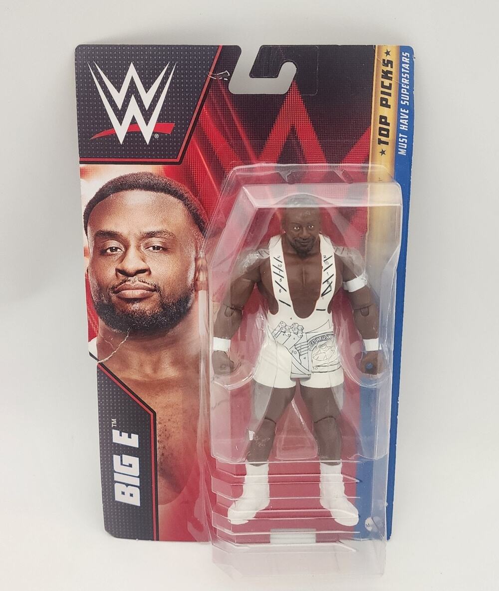 WWE Mattel Basic BIG E Top Picks 2021 Wrestling Action Figure New Day